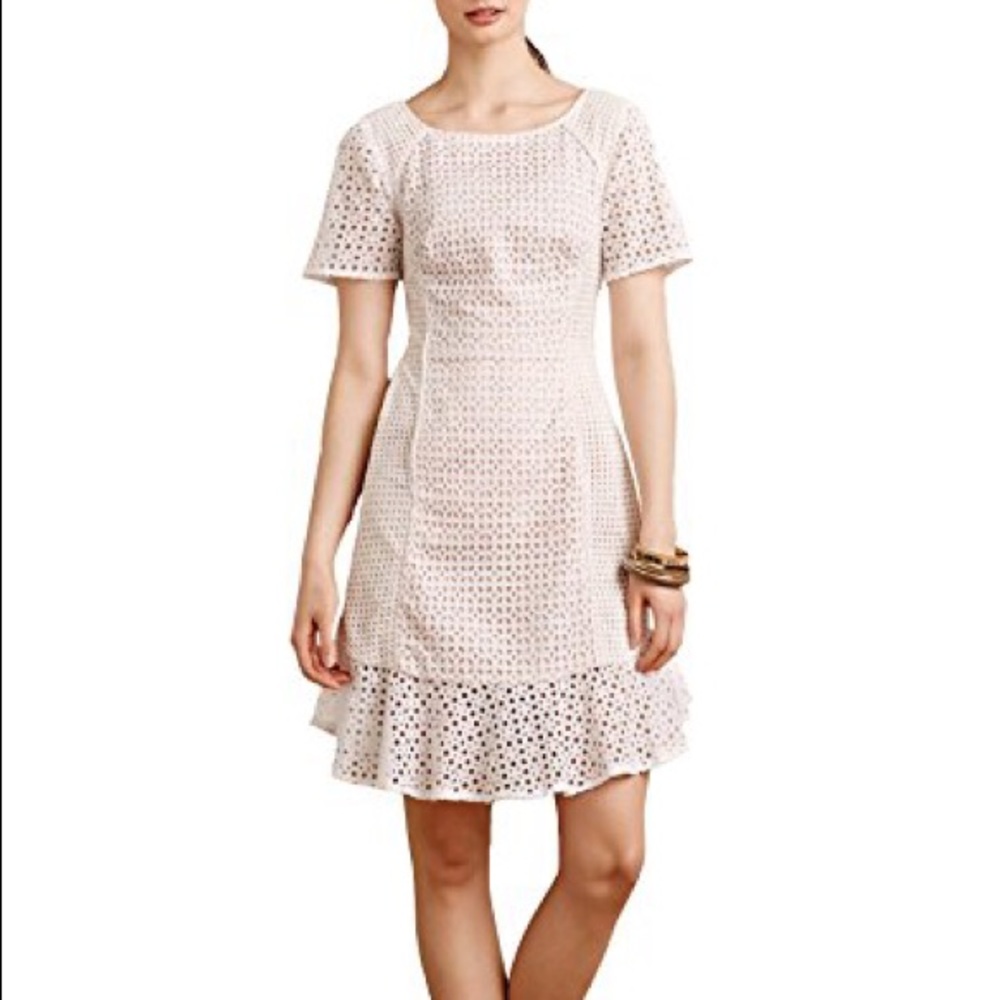 Anthropologie Georgia Eyelet Dress